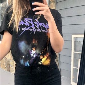 Prince purple rain band tee